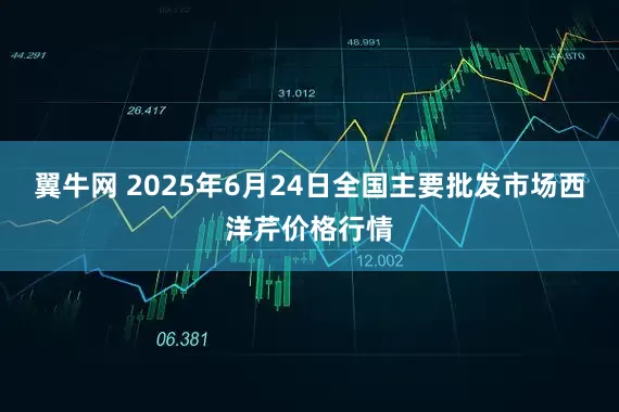 翼牛网 2025年6月24日全国主要批发市场西洋芹价格行情