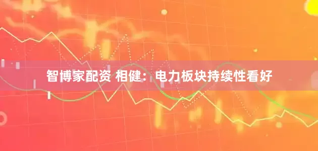 智博家配资 相健:电力板块持续性看好